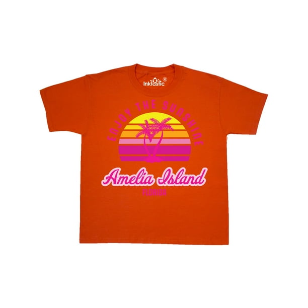 inktastic Summer Enjoy The Sunshine Amelia Island Florida in Pink Baby T-Shirt inktastic Summer Enjoy The Sunshine Amelia Island Florida in Pink Baby T-Shirt